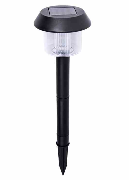 The most propular solar black plastic cylindrical path light