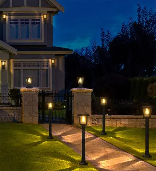 New products, Outdoor LED Solar Path Lights.