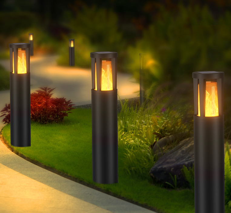 New products, Outdoor Waterproof Hollow Out Garden Flame Light