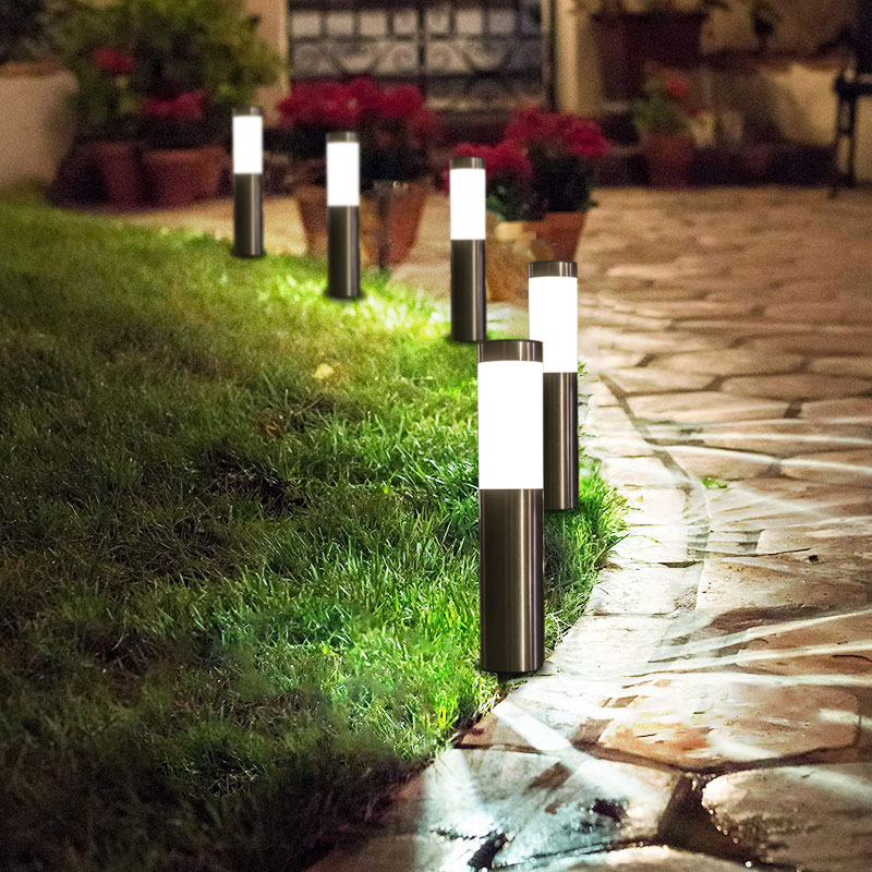 Solar Stainless Steel Bollard Path Light