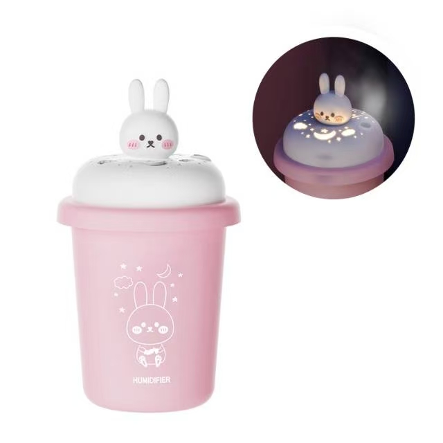 Milk Tea Cup Office USB Rechargeable Humidifier Mute