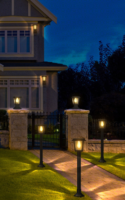 Outdoor LED Solar Path Lights