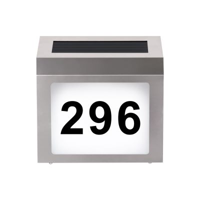 Outdoor Solar house number light