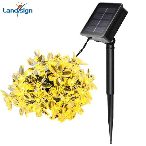 Solar Christmas Garden Decorative Flower Model Light