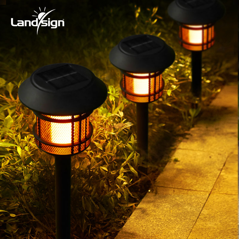 Solar Flame Lights Outdoor Lights For Garden