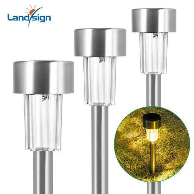 Solar Garden Waterproof Stainless Steel Outdoor Light