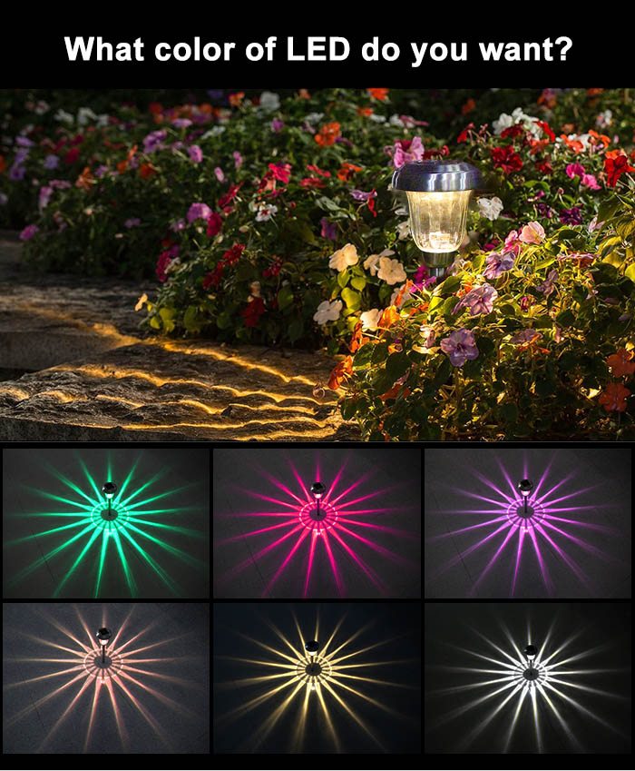 Waterproof Outdoor Solar Pathway Lights for Garden Lamp